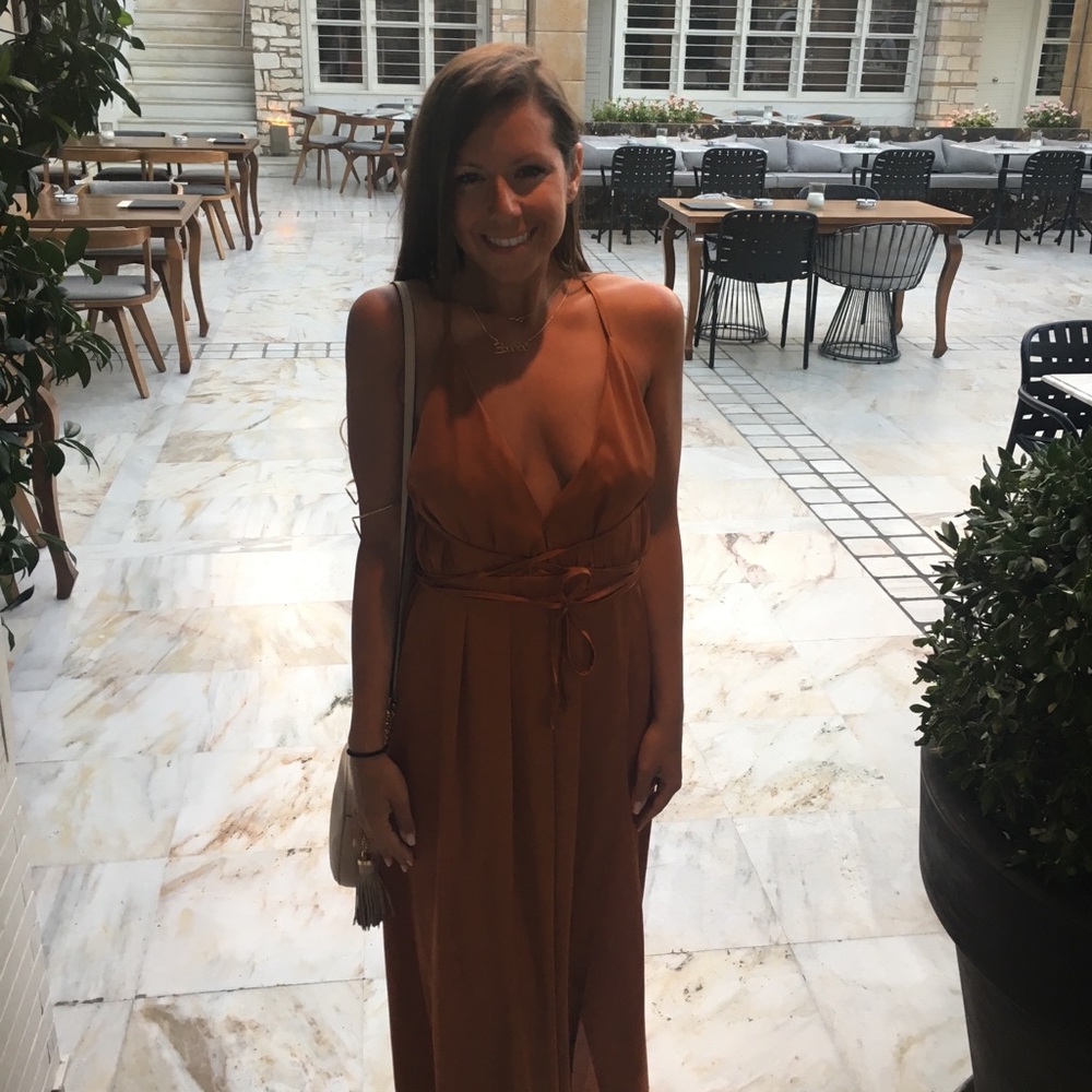 Bohemian bronze dress 👗